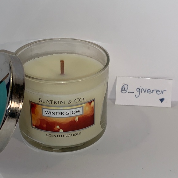 RARE 25-40 Hrs Winter Glow Single Wick Candle Bath & Body Works - Picture 2 of 9